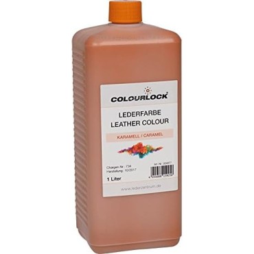 LEATHER COLOUR CARAMEL краска для кожи карамель 1л