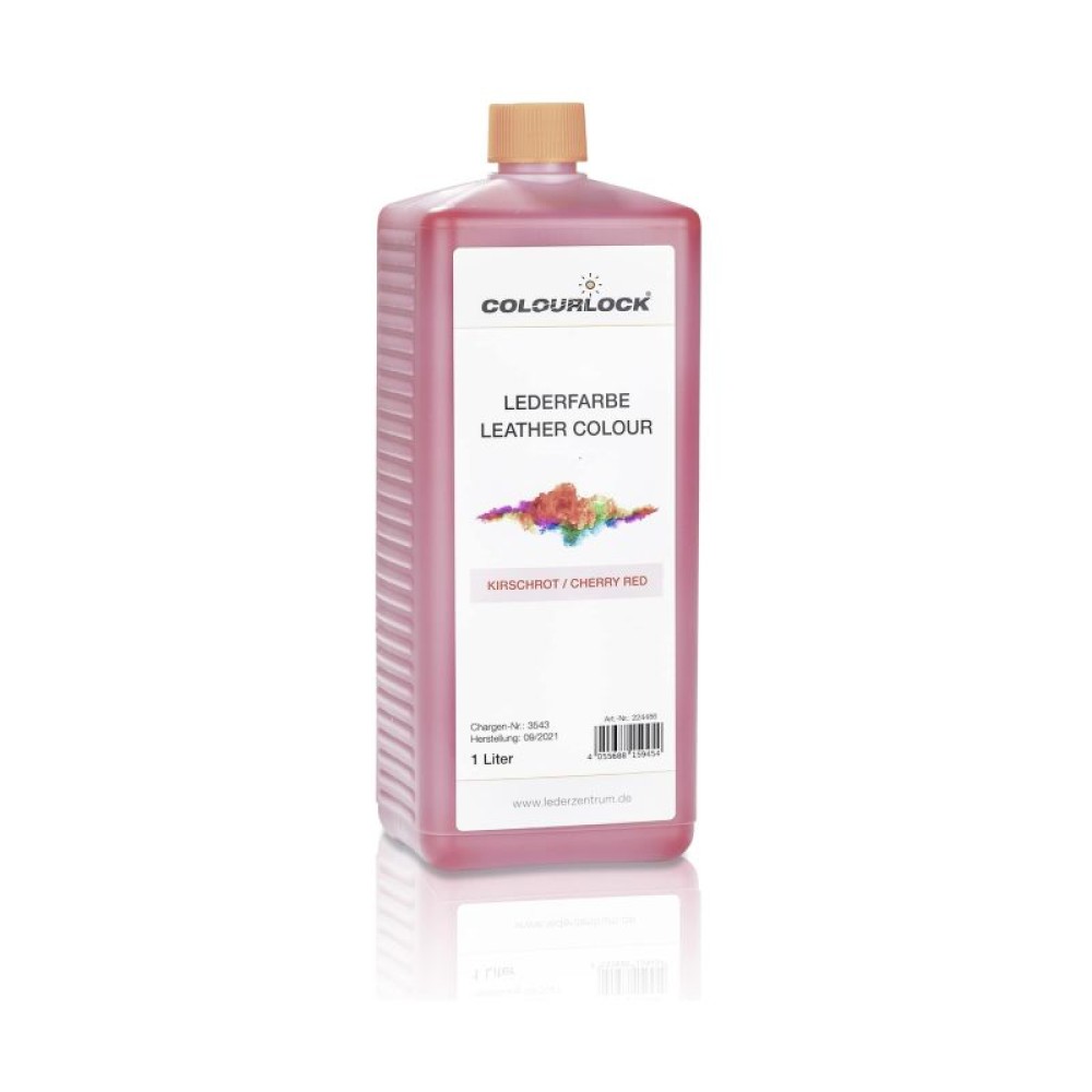 LEATHER COLOUR CERRYRED краска для кожи вишнево-красный цвет 1л