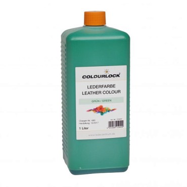 LEATHER COLOUR GREEN краска для кожи зеленый цвет 1л