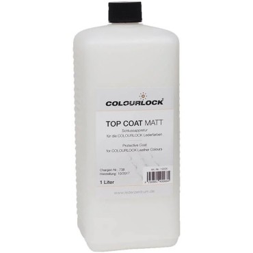TOP COAT DULL матовый лак для кожи 1л