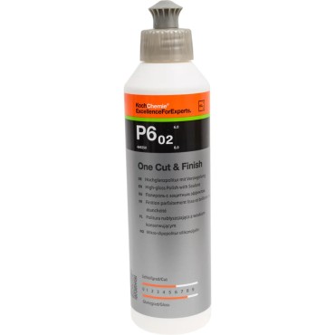 ПОЛИРОВАЛЬНАЯ ПАСТА P6.02 0,25 Л - ONE CUT & FINISH P6.02 0.25L