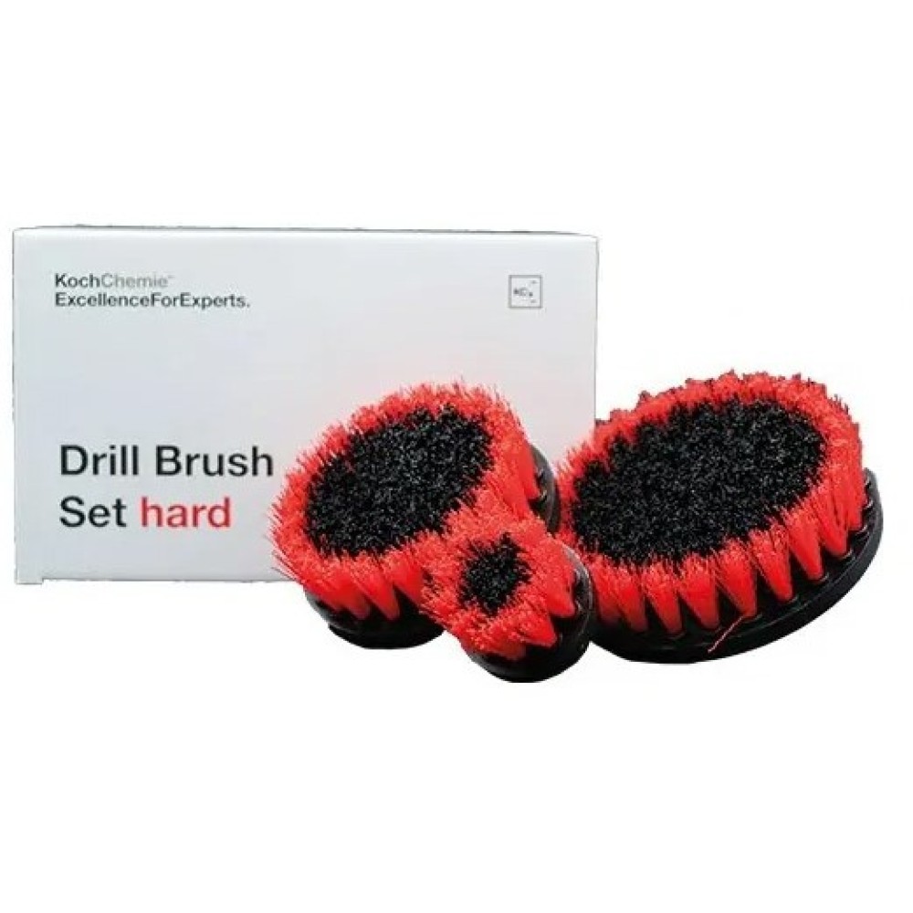 НАБОР ЩЕТОК ДЛЯ ОЧИСТКИ ПОВЕРХНОСТЕЙ DRILL BRUSH SET HARD