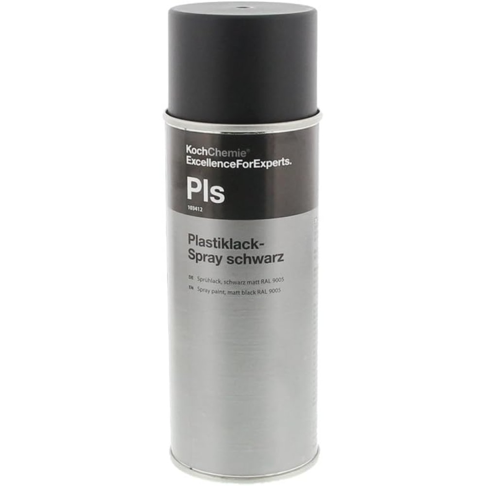 Спрей для пластика, чёрный 0,4 л – PLASTIKLACK-SPRAY SCHWARZ 0.4L