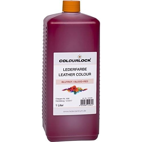 Leather Colour Blood Red 1L