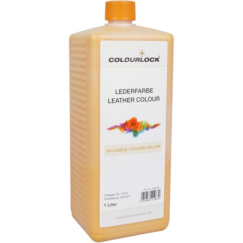 Leather Colour Golden Yellow 1L