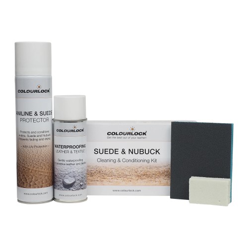 SUEDE & NUBUCK CARE KIT Colourlock – Set Pentru Îngrijirea Pielii Întoarse Și Nubucului