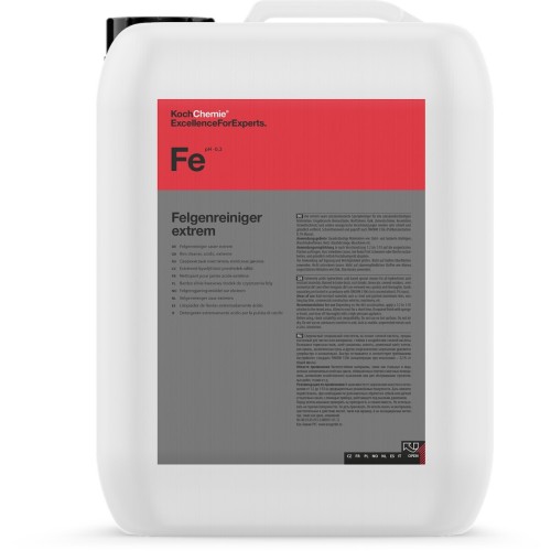 Soluție acidă pentru curățarea jantelor Koch-Chemie Felgenreiniger Extrem (Fe), 11 kg