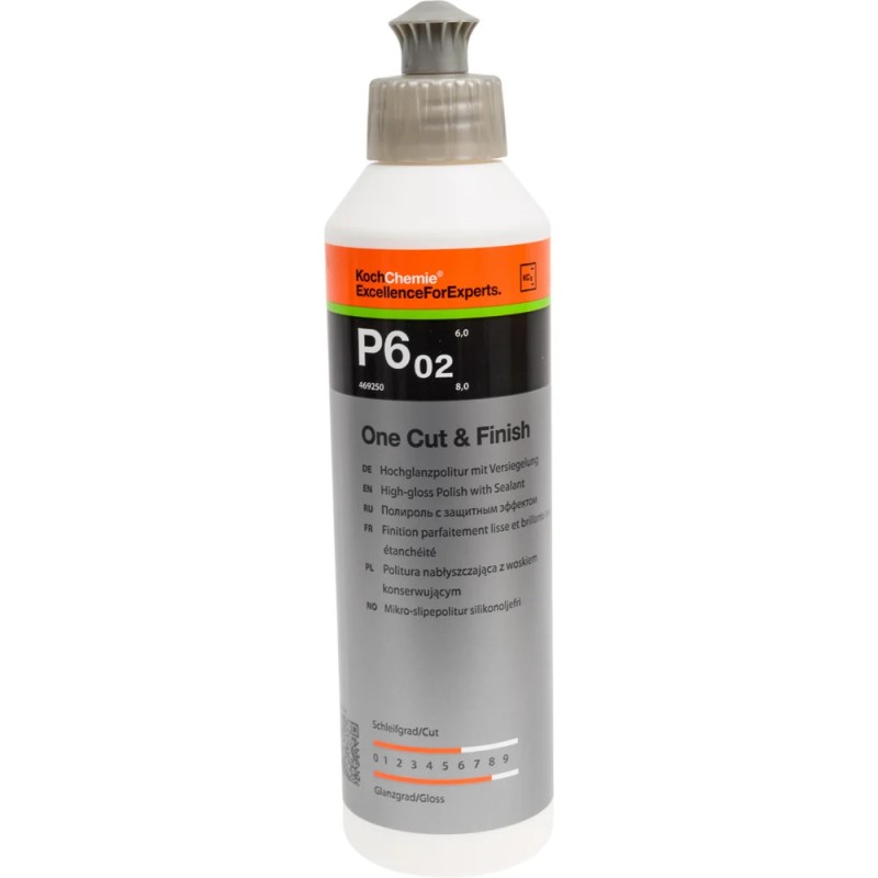 PASTA DE POLISARE One Cut & Finish P6.02, 250 ml PASTA DE POLISARE One Cut & Finish P6.02, 250 ml